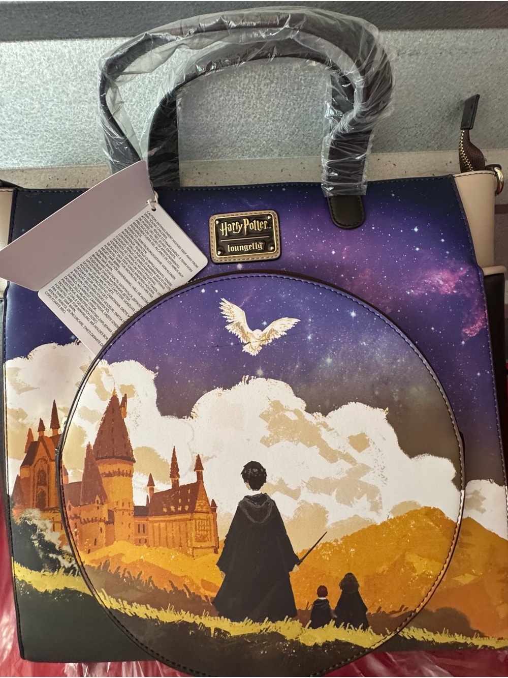 Loungefly Harry Potter Hogwarts Starry Sky tote